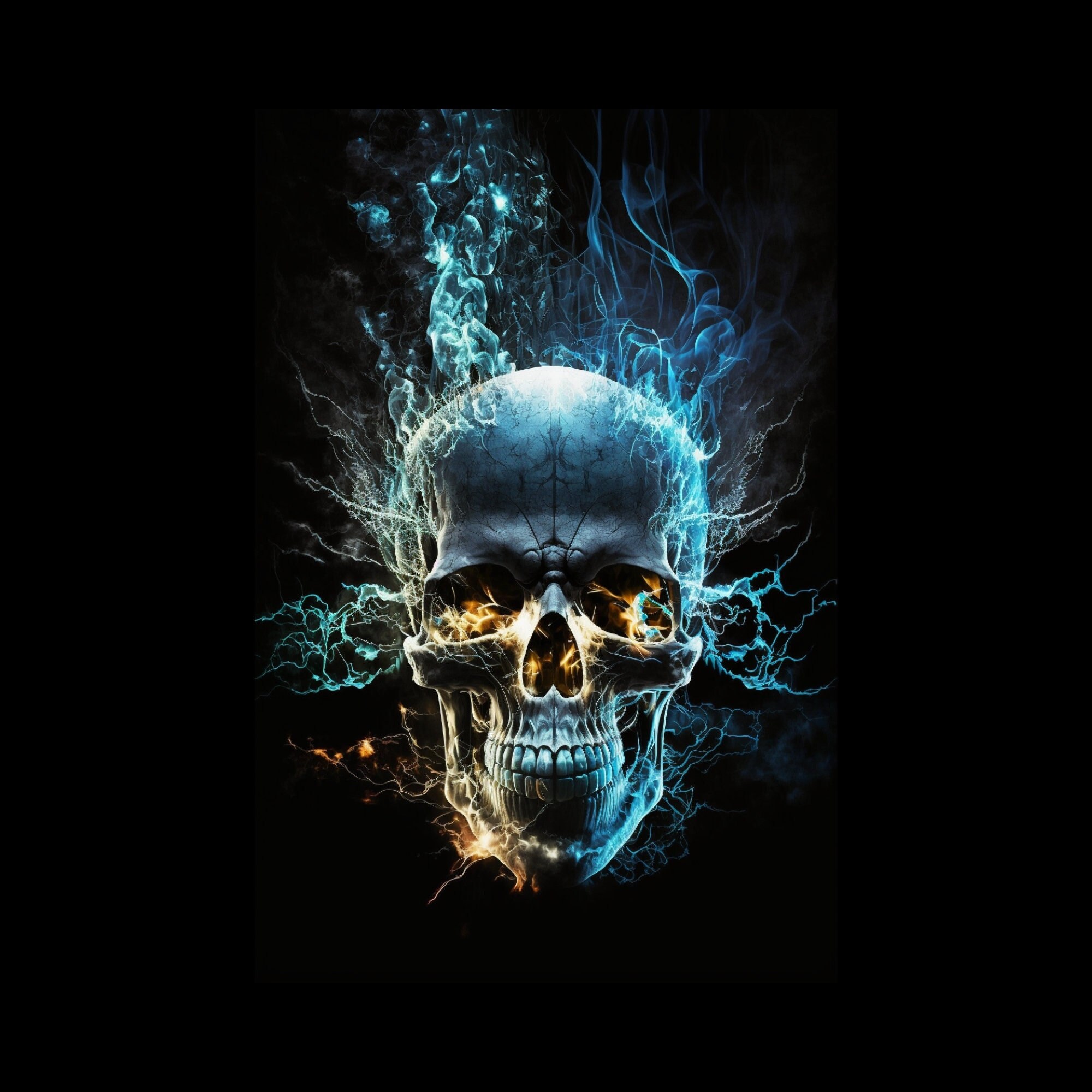 Ai Generated | Masterpiece of Digital Art | Skull PNG | Instant ...