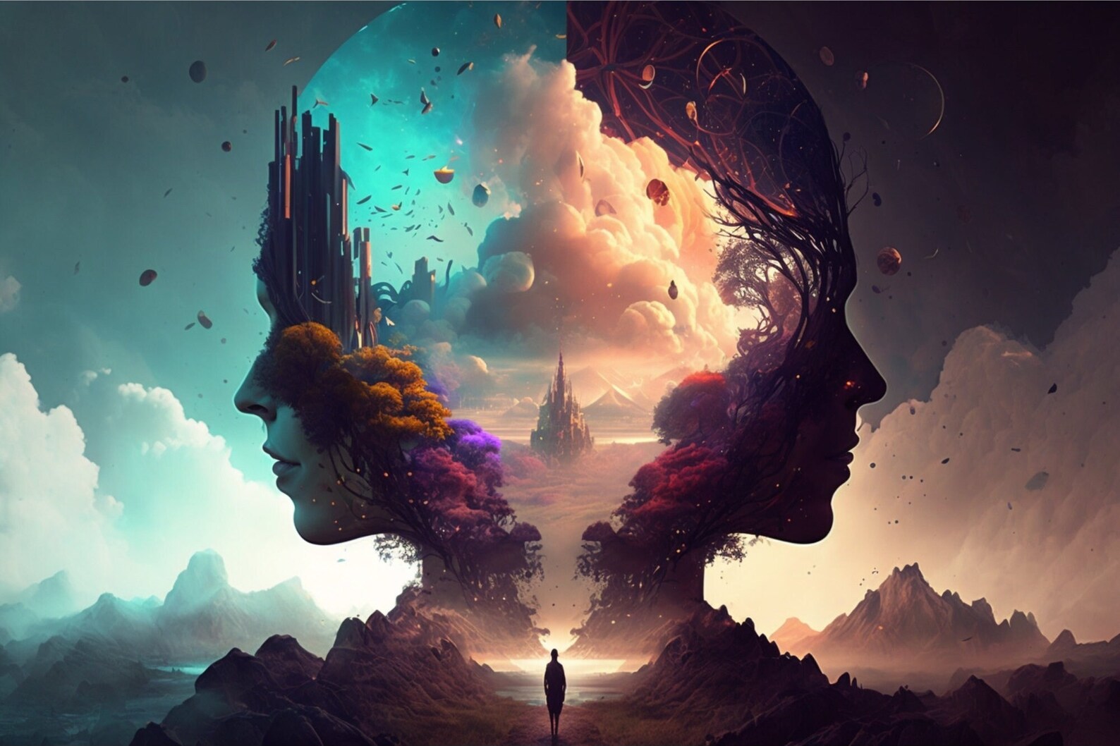 Ai Art | Mind's Mirage | Magical Realism | Futuristic Art | Retro ...