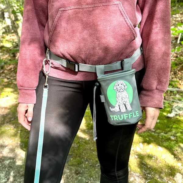 Dog Walking Belt w/ Dog Bag | For Dog Mom/Dad