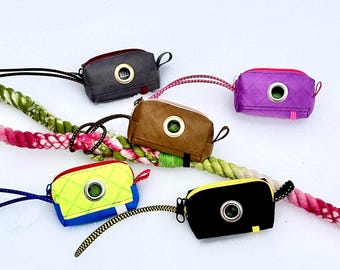 Personalized Dangle Free Dog Poop Bag Carrier Holder
