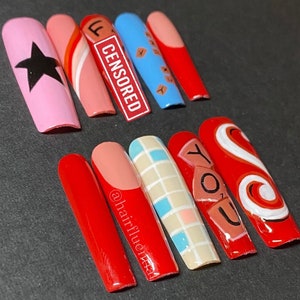Ensemble d&#39;ongles à pression Scrabble F U