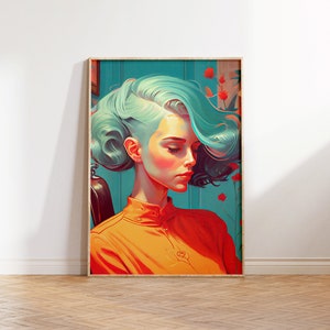 Hair Salon Wall Art, Premium Matte Vertical Posters, Hair Poster, Hairdressing Art, Beauty Salon Decor, Hairdresser Print, Hair Stylist Gift