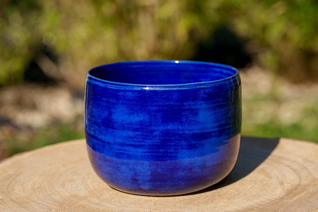 Fioriera In Ceramica A Forma Di Balena Blu - Vaso Per Piante Grasse E Decorazione - Foto 3
