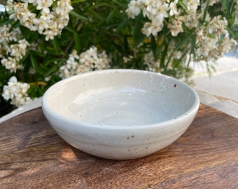 Pyrite Beige ceramic bowl