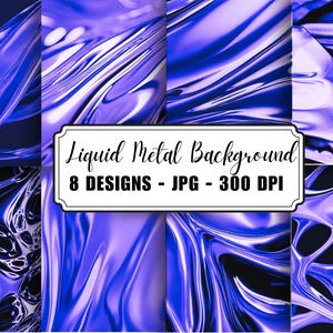 Silver Metal Digital Paper Brushed Metallics Brass Digital Paper Metallic Textures Backgrounds Patterns - INSTANT DOWNLOAD