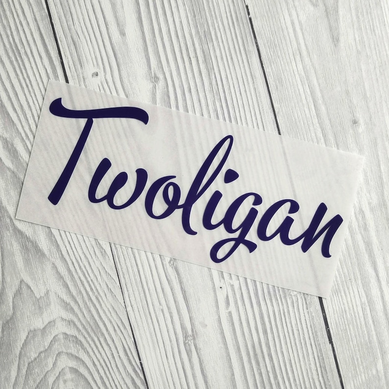 Custom name iron on vinyl decal for t-shirt, jumper iron on, bag iron on, personalized heat transfer vinyl decal name, HTV name iron on, image 8