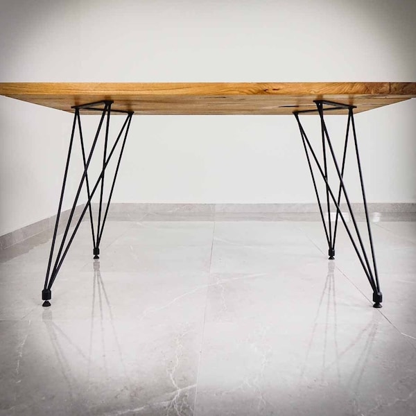 Metalltischbeine für Schreibtisch, Stahltischbeine für Esstisch, hochwertige Handarbeit, hergestellt mit Sorgfalt für langfristige Haltbarkeit