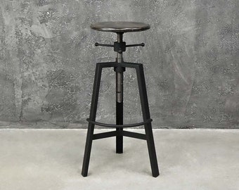 Industrial Metal Bar Stool, Steel Bar Chair, Loft Kitchen Bar Stools