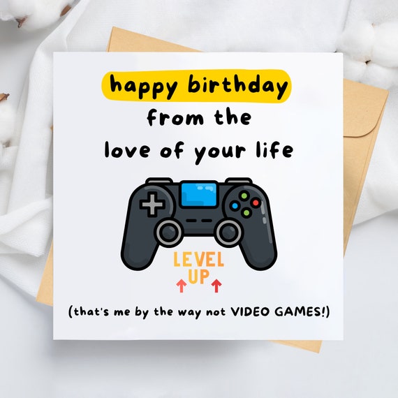 Huxters - Tarjetas De Cumpleaños Para Hombre, Tarjeta De Cumpleaños Con Texto "I Love You", Divertida Tarjeta De Aniversario Y Tarjeta De San Valentín Para Novio, Divertido, Amor, Feliz Cumpleaños, 14,8 Cm