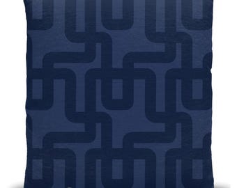 Woven Pillow - Royal Blue