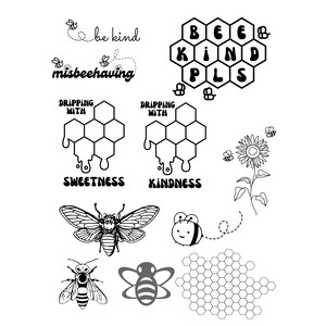 Bee Designs, Bee Themed, Clever Bee Phrases, Funny Phrases, Honey Bee, Honey Bee, Digital File, jpg, png, pdf, svg