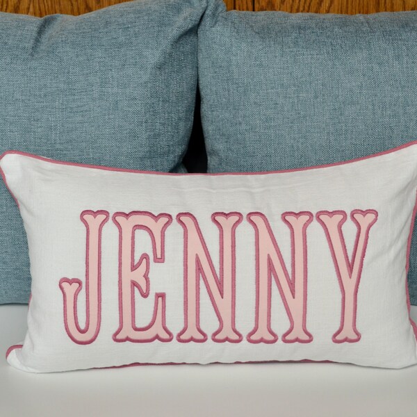 Applique Pillow Etsy