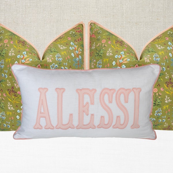 Applique Pillow Etsy