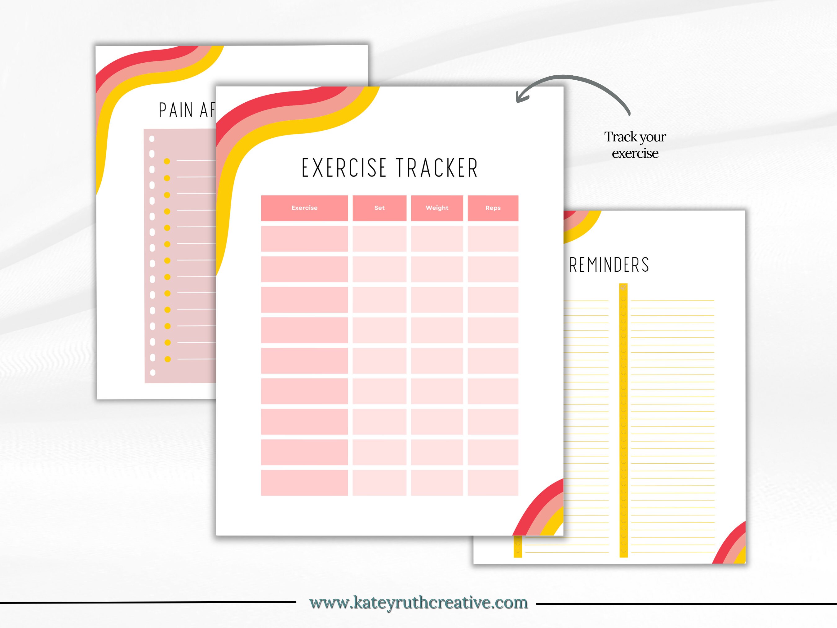 Chronic Pain Journal Template Chronic Illness Tracker Disability