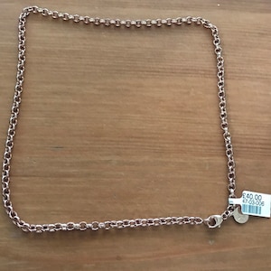 Nikki Lissoni Rose Gold Belcher Chain