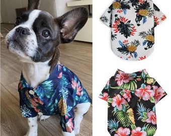 Dog Hawaiian Shirt. Doggy Shirt. Dog Accessories. Puppy Clothes. Pet Hawaiian Shirt. Clothes for Dogs.