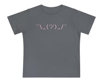 Camiseta infantil SHRUG: camiseta minimalista para bebés y niños pequeños / Un regalo divertido para niños y niñas