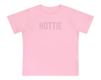 Camiseta infantil HOTTIE: camiseta minimalista para bebés y niños pequeños / Un regalo divertido para niños o niñas