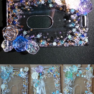 Acryl Foto Kartenhalter Dekor resin Kpop Anime Idol