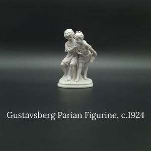 Antike Parian Figur (um 1924, Gustavsberg, Schweden)