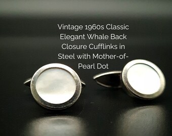Pin's Perrier Boutons De Manchette Larter & Sons En Or 14 Carats Et Nacre - Occasion Parfait état Or Bracelet