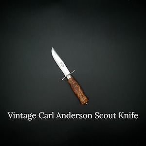 Vintage Sportning-Knife N345 (scout knife) by Carl Anderson. 1930s-1940s, Mora Sweden.