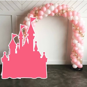 Recorte Princess Castle Big Decor, archivo vectorial escalable a cualquier tamaño