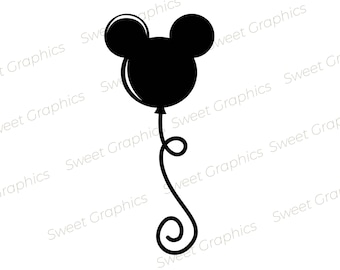 mickey ballon svg