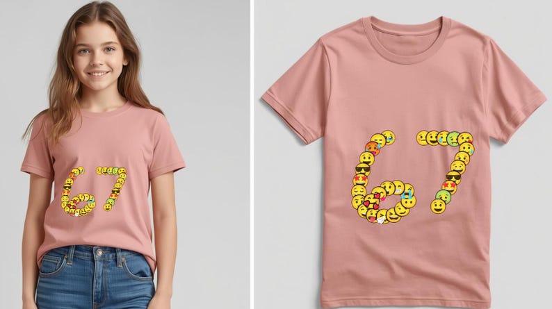 Emoji Number 67 Meme PNG Clipart (digital Download) - Etsy Canada