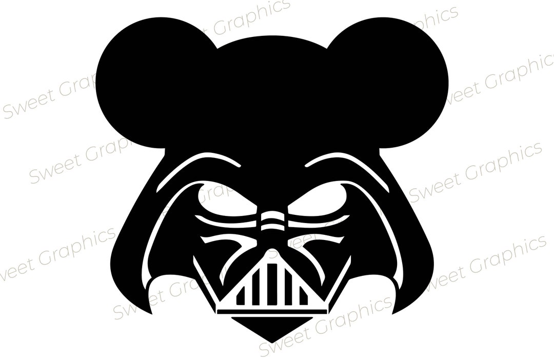 Svg Vader Mickey Svg - Etsy