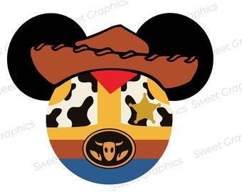 Mickey Woody histoire de jouet Svg
