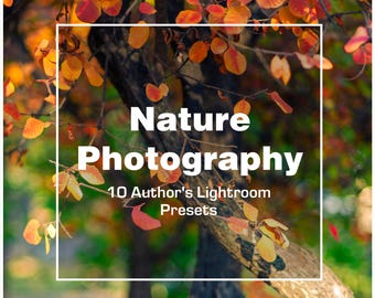 Nature Photography Lightroom Presets: Mobile & Desktop Filters (DNG, XMP Files)