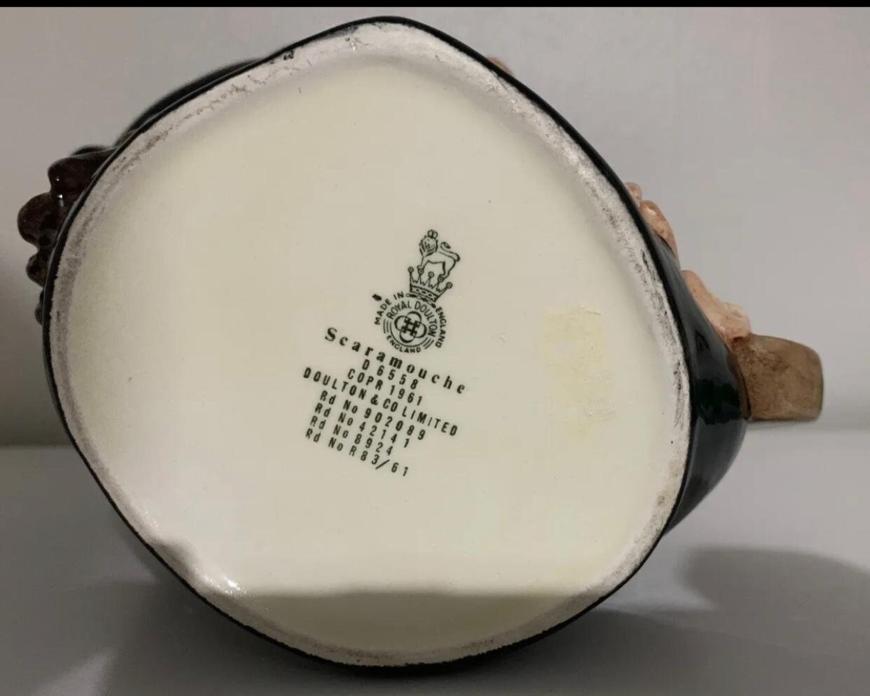 Rare Large Royal Doulton Character Jug Scaramouche D6558 Etsy