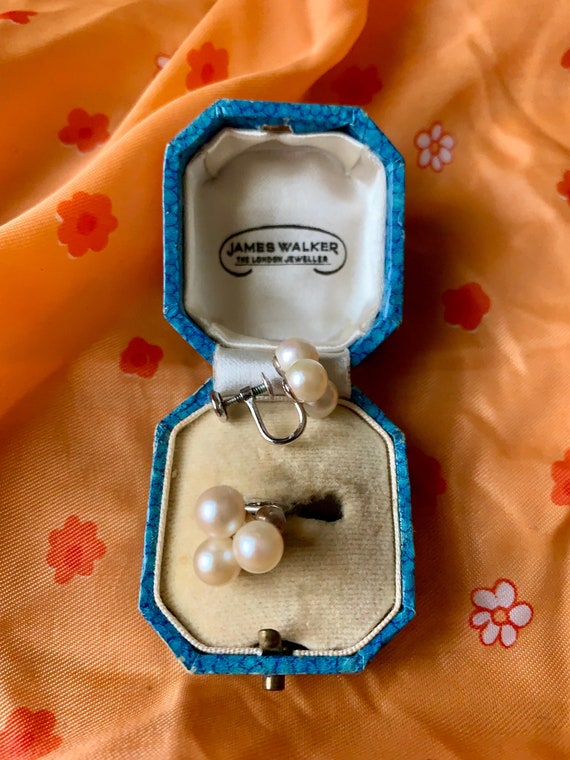 Vintage Pearl Screw-On Earrings