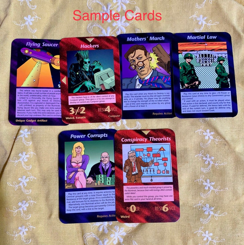 Illuminati New World Order Trading Cards Booster Pack image 3