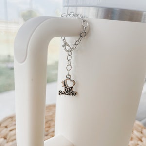I Love My Soldier Charm Stanley Tumbler Cup Charm Accessories for Water  Bottle Stanley Cup Tumbler Handle Charm Stanley Water Bottle 