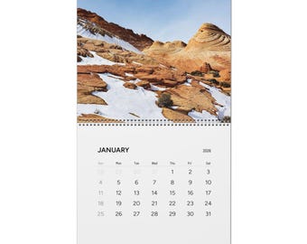Southwestern Landschaft Wandkalender 2026 | Szenischer Natur Fotografie Kalender