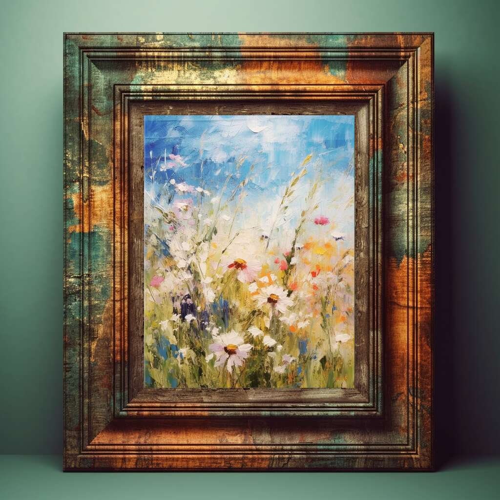 Printable Wildflower Field Landscape Flower Landscape Beautiful Flowers ...