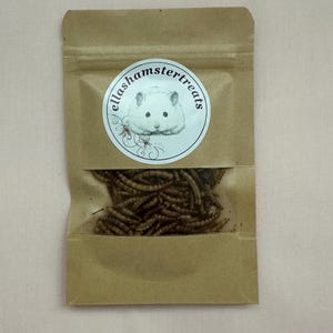 Dried mealworms