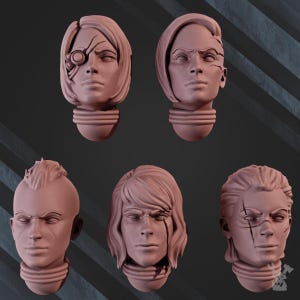 Battle Sisters Heads - Grail [Dakka Dakka]
