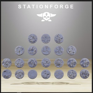 Desert Bases  [Station Forge] 25mm, 32mm, 40mm, multiple sizes