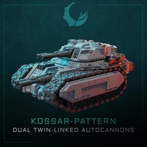 Kossar Main Battle Tank [maelstrom Designworks] (1 Model) - Etsy