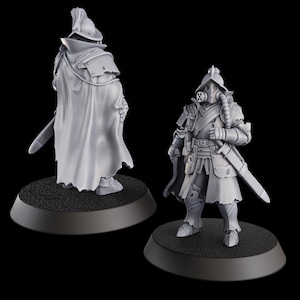 Conquistador Commander - Single Model for 28mm Wargaming - 16K Print Resolution [Torquemada&#39;s Inquisition] Trench Crusade Compatible