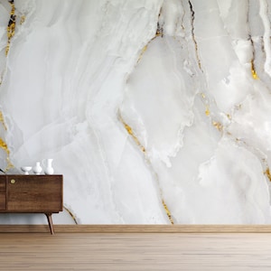 Luxury Marble Pattern Gold Look Wallpaper, Self Adhesive Peel and Stick Wall Murals, Marble Pattern Wallpaper, Marble Design Wallpaper