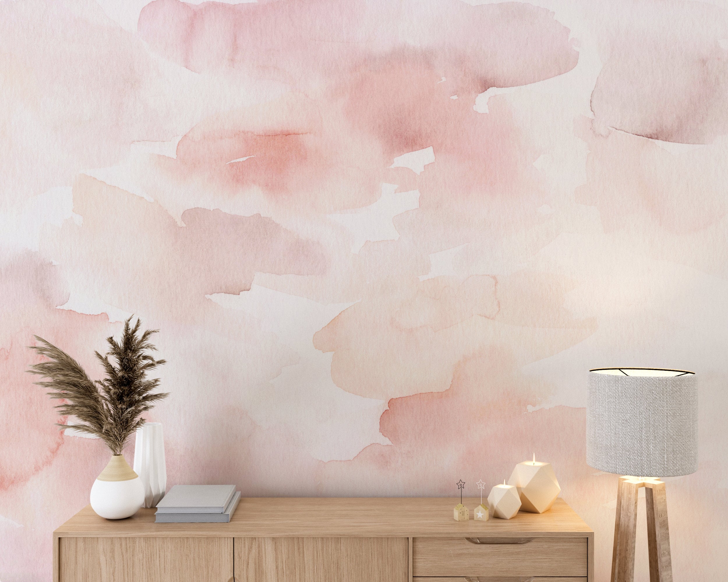 Watercolor Peel and Stick Wallpaper  RoomMates Decor