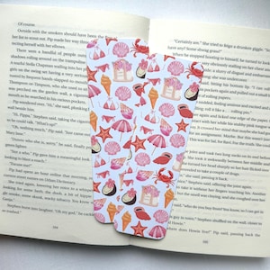 Cute Summer Beach Themed Bookmark