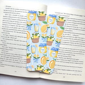 Cute Lemon Themed Bookmark
