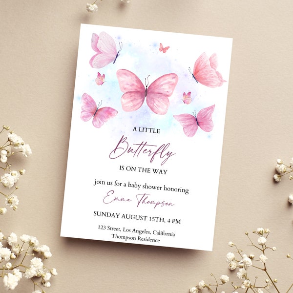 Butterfly Baby Shower - Etsy