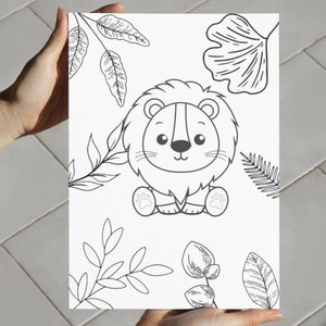 10 Safari Animal Coloring Sheets for a Wild Adventure