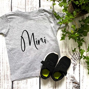 Mini Me Crewneck T-shirt Matching with Mommy & Daddy